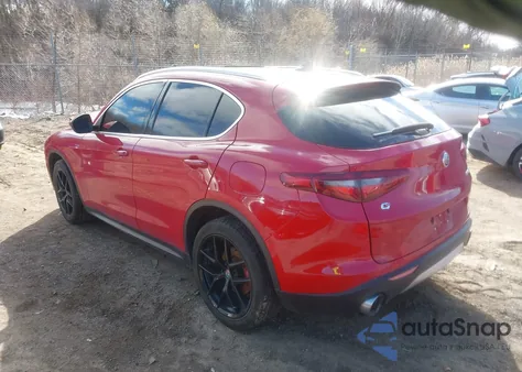 2018 Alfa Romeo Stelvio Ti Awd z USA, uszkodzony, nr VIN ZASFAKBN3J7B87763